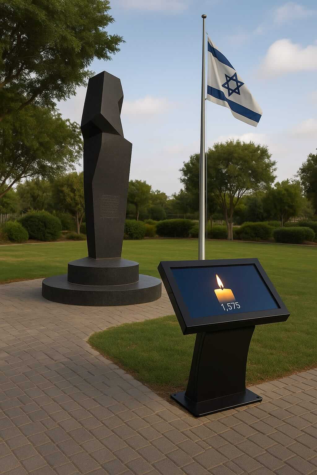 אנדרטה דיגיטלית מודרנית